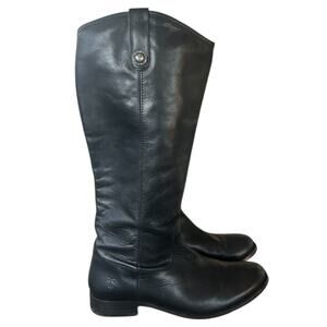 Frye Black Leather Tall Riding Boots Women’s 9.5B Equestrian Classic Edgy Goth
